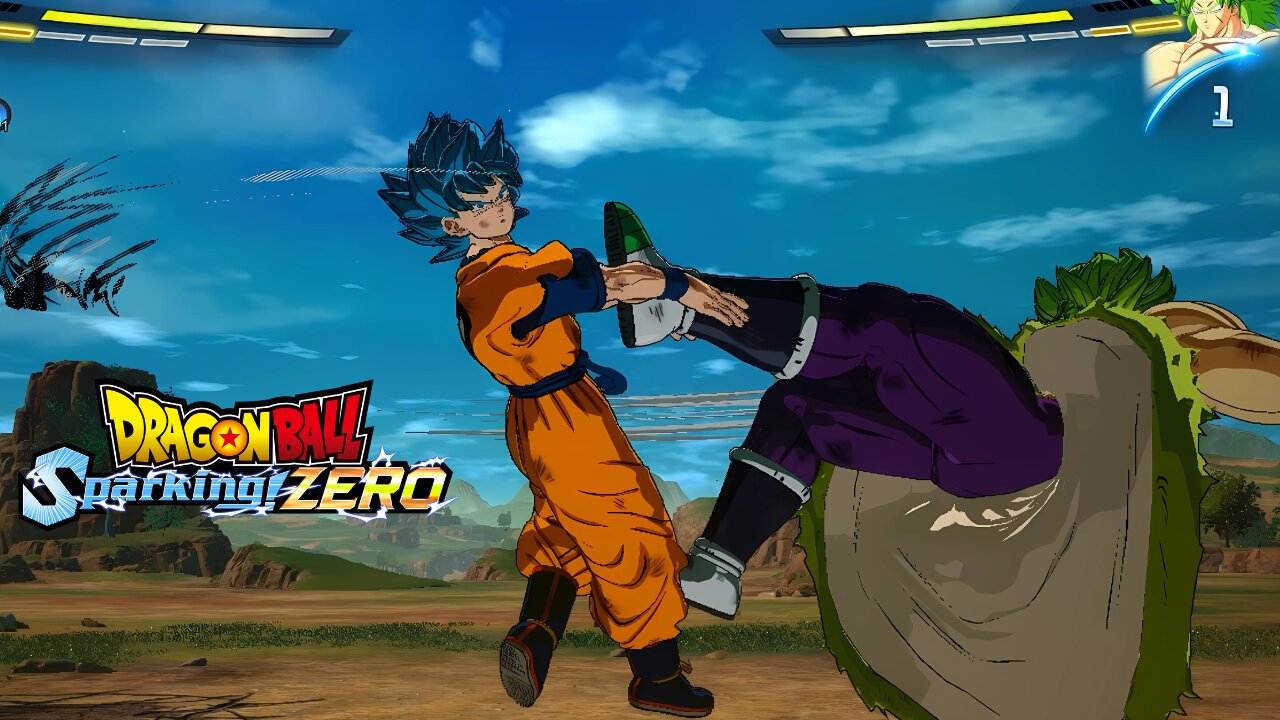 SSJ Blue Goku Vs Berserk Broly !! - Who Wins??