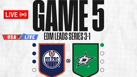 Stars vs. Oilers Game 5 LIVE: Dallas Fights for Survival in Western Conference Final! #NHLPlayoffs