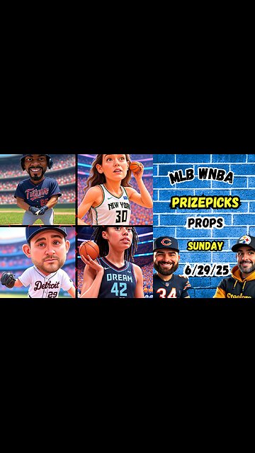 🔥9 HOT MLB PROPS | 🏀 WNBA PICKS | PRIZEPICKS TODAY | SUNDAY 6/29/25