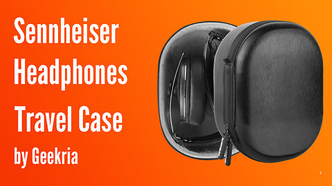 Sennheiser Over-Ear Headphones Travel Case, Hard Shell Headset Carrying Case | Geekria