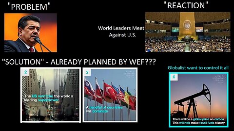 WEF's Globalist Agenda To Control it All. Oil included