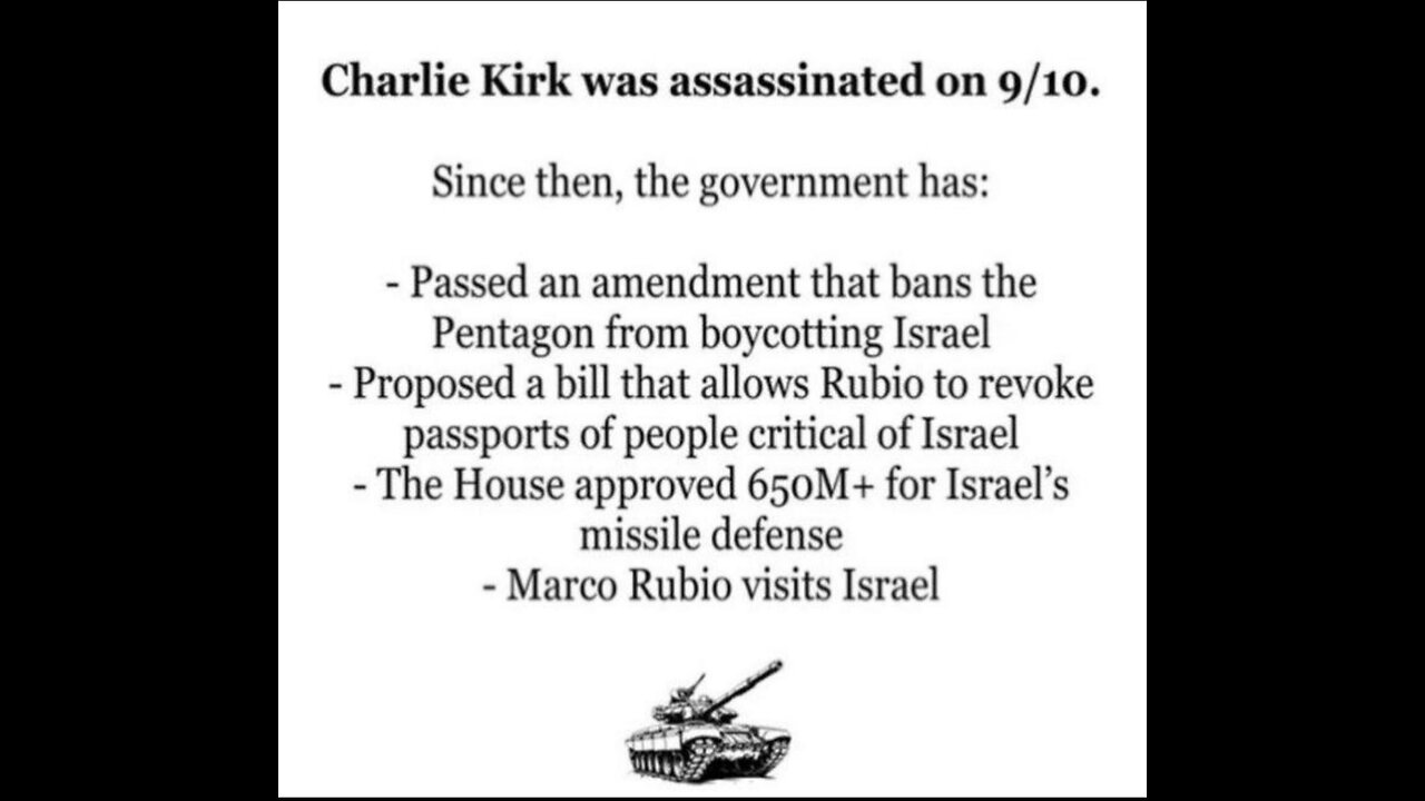 Who really killed Charlie Kirk?
