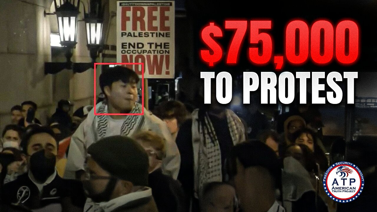 $75,000 TO PROTEST: U.S. PRO-PALESTINIAN ACTIVIST FUNDED BY CHINESE COMMUNIST PARTY
