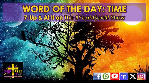 WORD OF THE DAY: GENESIS 1:5 - TIME