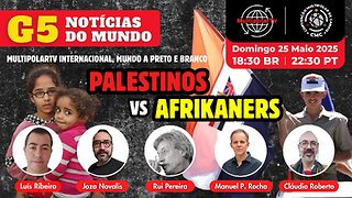 Multipolar TV Internacional, mundo a preto e branco - Palestinos vs Afrikaners
