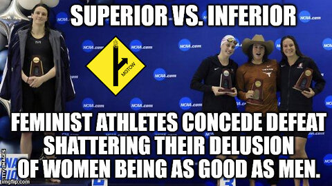 BREAKING NEWS! NCAA AND FEMINISTS CONCEDE DEFEAT, MEN ARE SUPERIOR TO WOMEN. (DUH!)