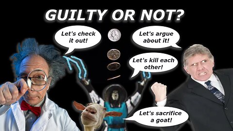 Is a judicial trial more reliable and efficient than a coin toss?