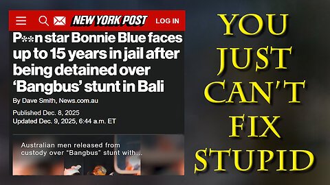 We let women become anything, so they became gross wh-res