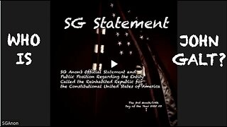 Official Statement Video and Attestation of Facts by SGAnon Regarding the Entity Called the Reinhabited Republic for the United States of America