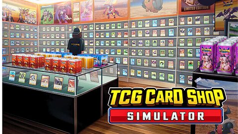 We Own A Trading Card Shop - Playthrough Part 1 | TCG CARD SHOP SIMULATOR