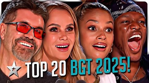 TOP 20 Auditions on Britain's Got Talent 2025!