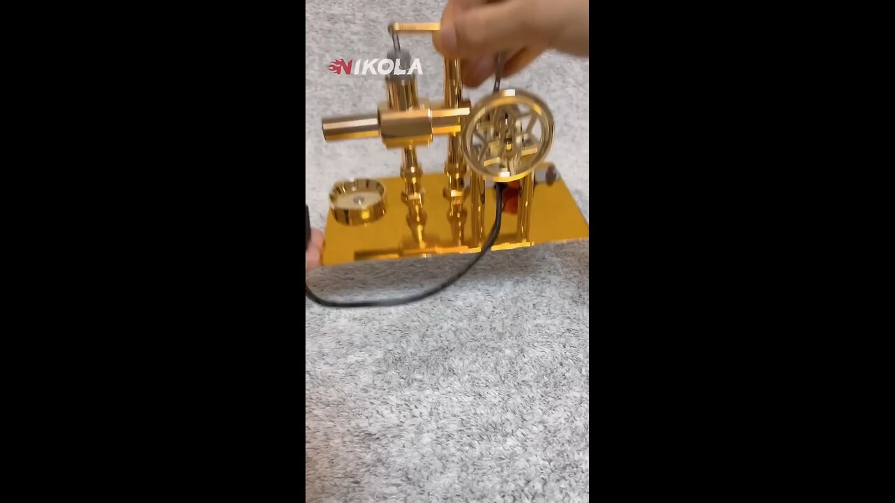NikolaToy™ Stirling engine model - power generation+LED light