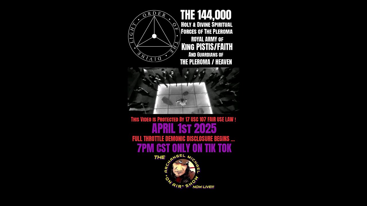 I will be Live on TIK TOK April 1st 2O25 7pm CST TEXAS TIME