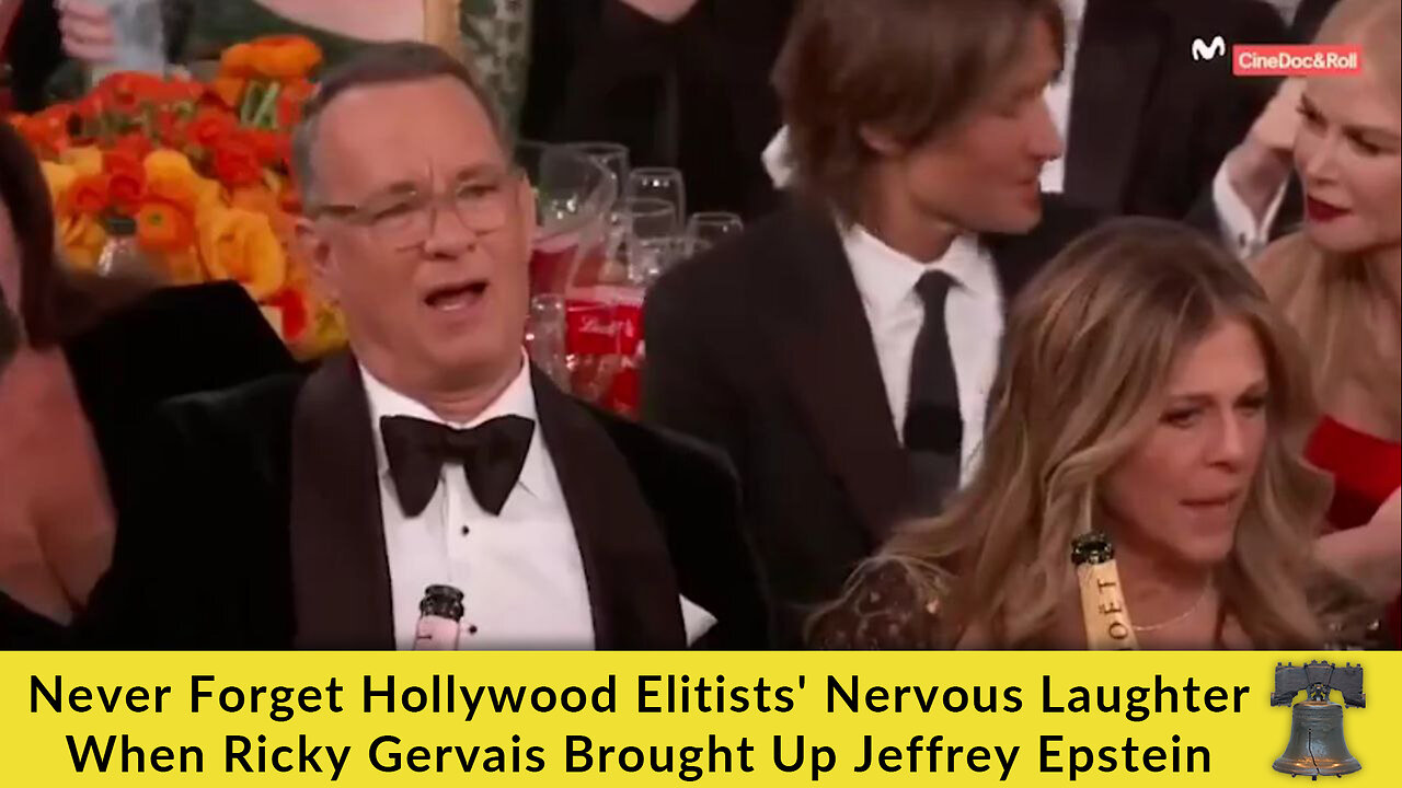 Never Forget Hollywood Elitists' Nervous Laughter When Ricky Gervais Brought Up Jeffrey Epstein
