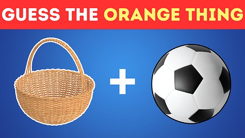Guess the Orange Things #english #trending #challenge #quiz #emojichallenge #games #guess #rumble