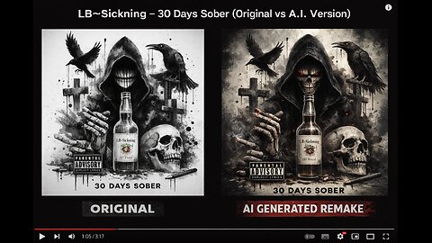 LB~Sickning – 30 Days Sober (Original vs A.I. Version) | Comparison Video