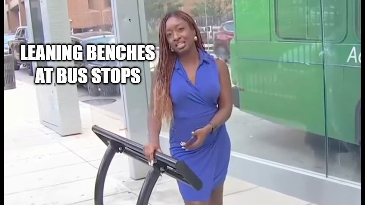 Societal Regression · Leaning Benches At Bus Stops To Prevent Loitering