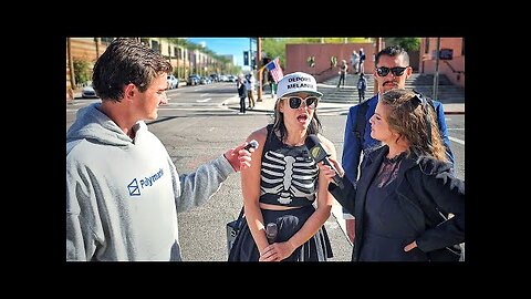 Nick Shirley & Kaitlin Bennett vs. Feminist Who Left MAGA Husband