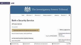 Beth vs Agent X: A Case Exposing MI5’s Abuse of Power | UK Column News