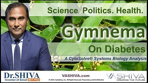 Dr.SHIVA™: Gymnema on diabetes @CytoSolve® Systems Analysis (7/25)