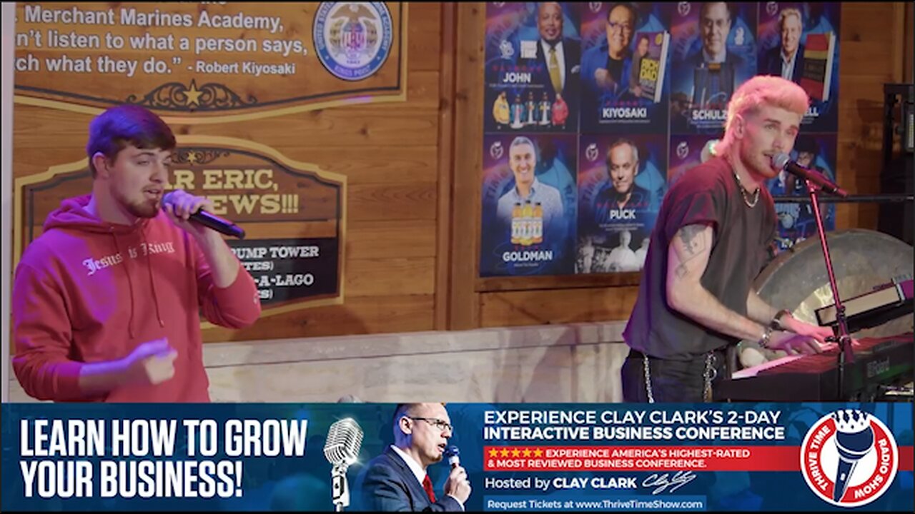 Colton Dixon | Build a Boat (Live Performance Featuring Brett Raio) + Join Eric Trump At Clay Clark's September 25-26 Business Growth Conference In Tulsa, Oklahoma (Request Tickets At www.ThrivetimeShow.com)