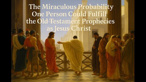 Miraculous Probability One Person Could Fulfill the Old Testament Prophecies as Jesus Christ