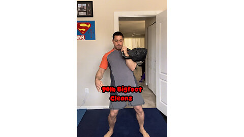 90lb Bigfoot KB Cleans