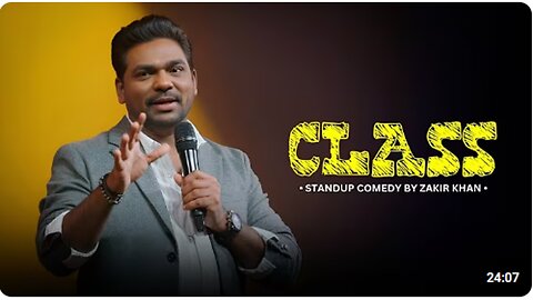 CLASS | Zakir khan | Stand up Comedy | Sukha Puri 8