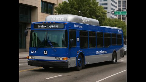 Nabi 40 foot City Bus LACMTA LFW