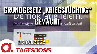 Das Grundgesetz „kriegstüchtig“ gemacht | Von Tilo Gräser