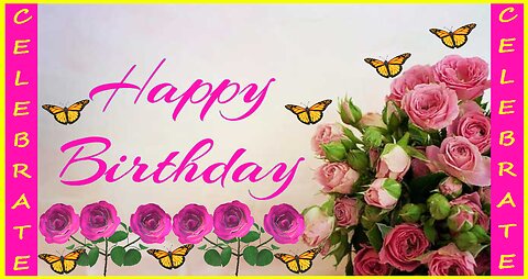 Happy Birthday 3D - Happy Birthday - Happy Birthday To You - Happy Birthday Song Video Card