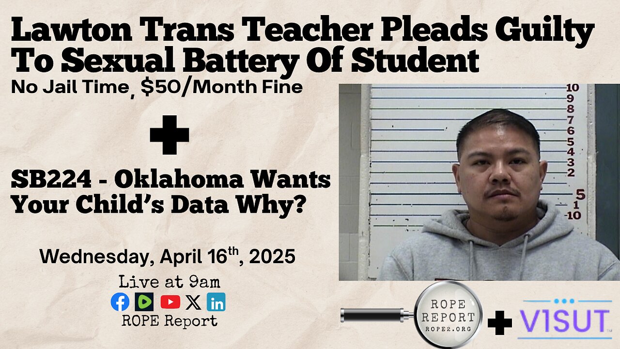 Trans Teacher Who Molested Student Handed Get Out Of Jail Free Card -V1SUT Vantage