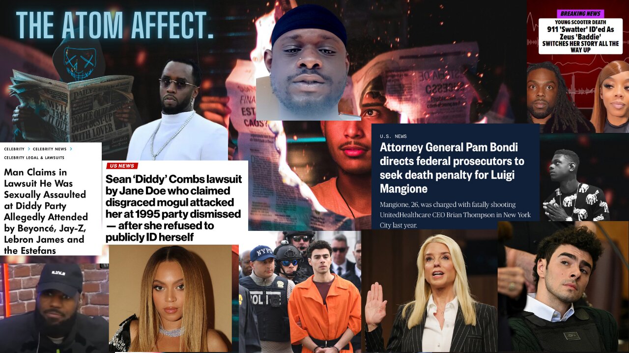 Pam Bondi is seeking the Death Penalty for Luigi Mangione, Young Scooter was set up, and more..
