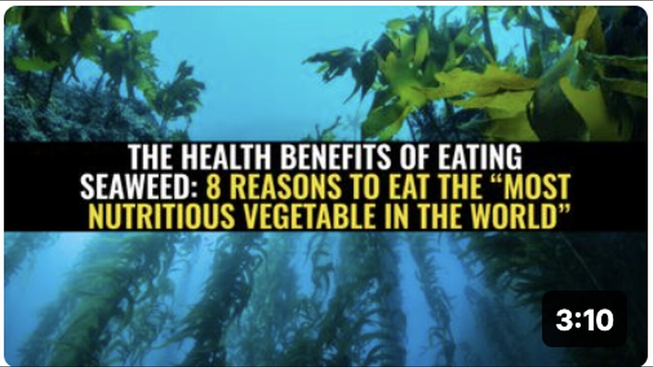 "8 Health Benefits of Eating Seaweed - the World’s Most Nutritious Vegetable"