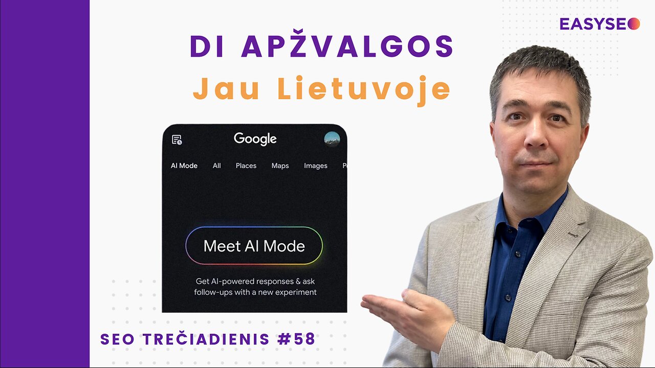 Kas yra DI apžvalgos (AI Overview) → SEO Trečiadienis #58