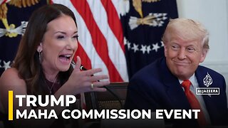 US President Trump attends a MAHA Commission event_ at the White House
