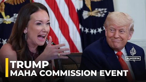 US President Trump attends a MAHA Commission event_ at the White House