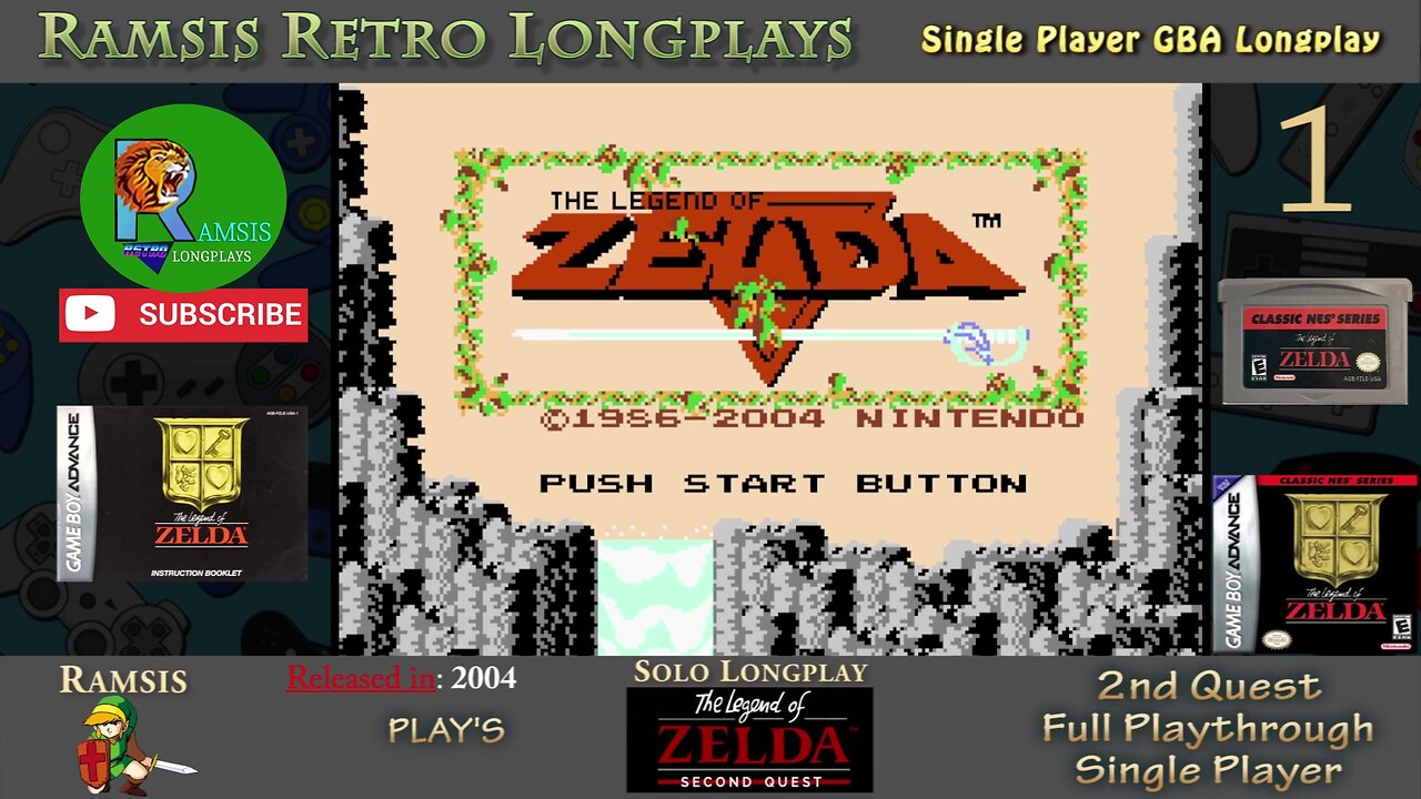 Legend of Zelda - Second Quest (GBA) | Classic NES Edition | Episode #1