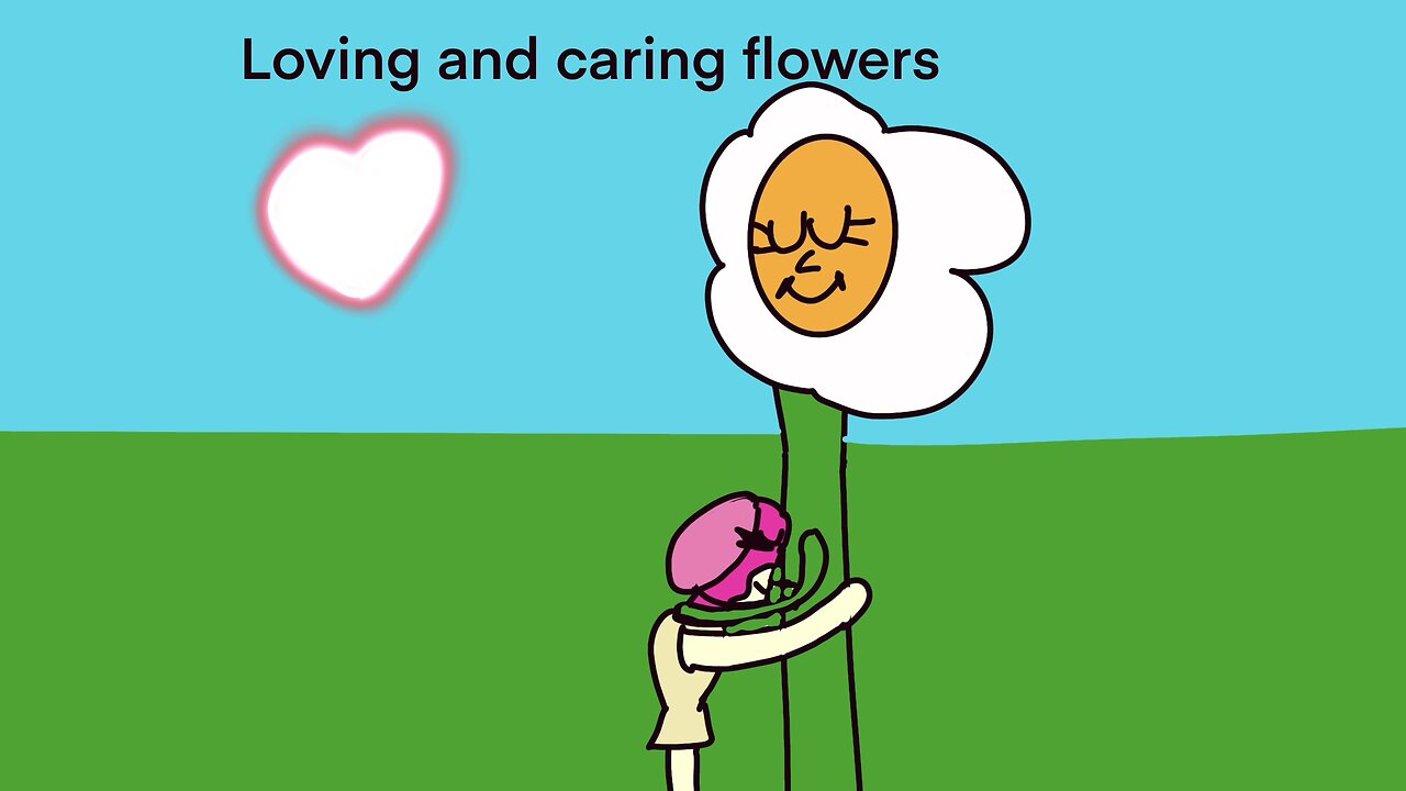 Honey and flower love hug