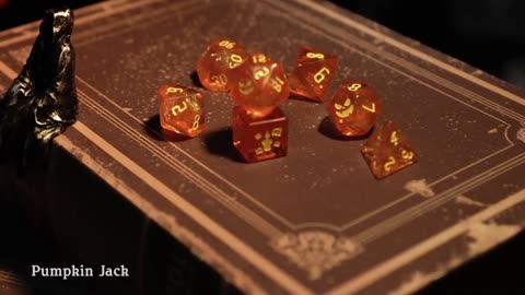 Halloween themed dice Ten Trickster Dice by BearDice — Kickstarter