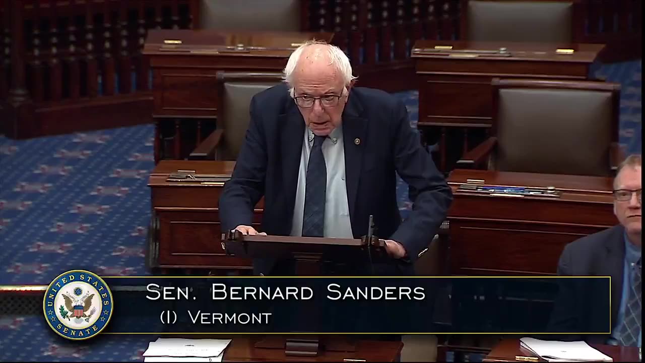 Sen Bernie Sanders is upset the Democrats caved to open the Government