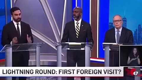 Zohran Mamdani Debate Says He Would NOT Visit Israel