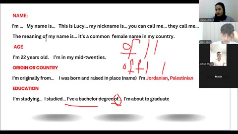 Give an advanced self-introduction(2)