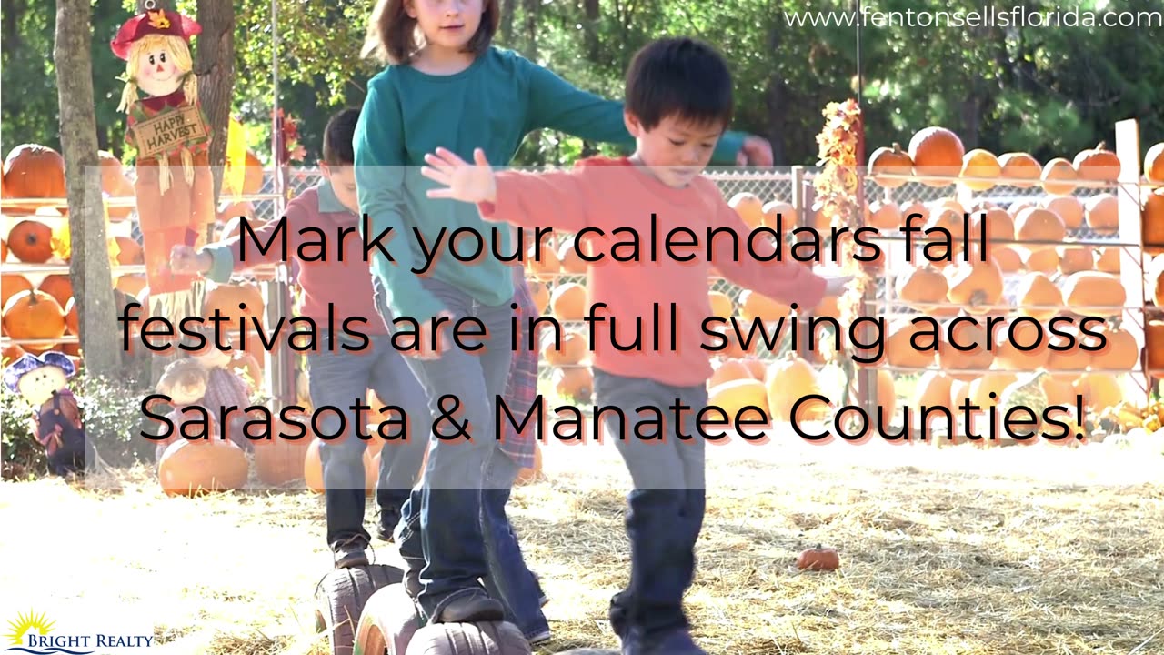 Mark your calendars fall festivals are in full swing across Sarasota & Manatee Counties!