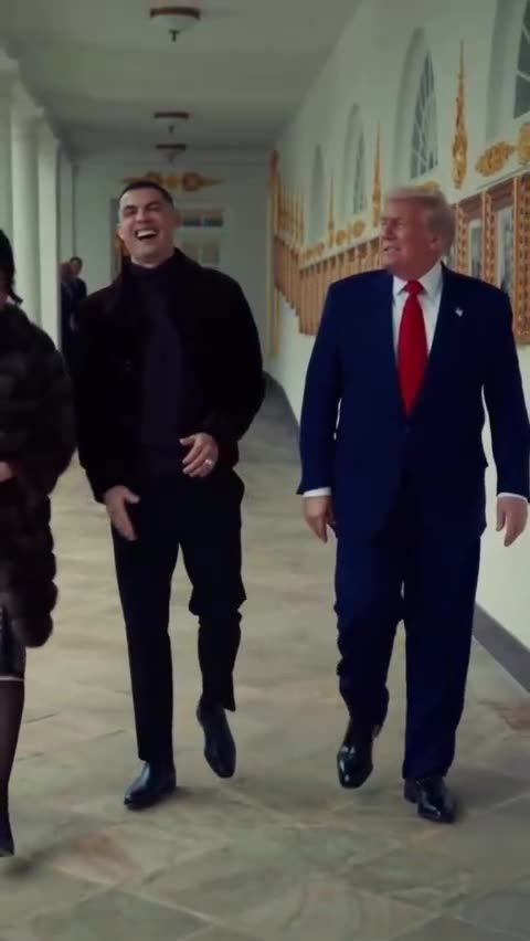 White House releases video of President Trump yucking it up with soccer