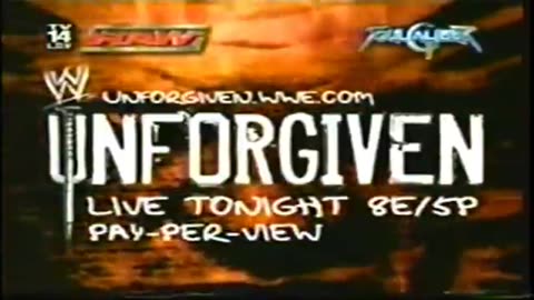 WWE Unforgiven 2003 TV Commercial 3