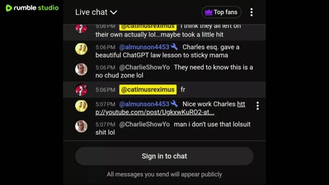 ANTIFA CHAT room on youtube