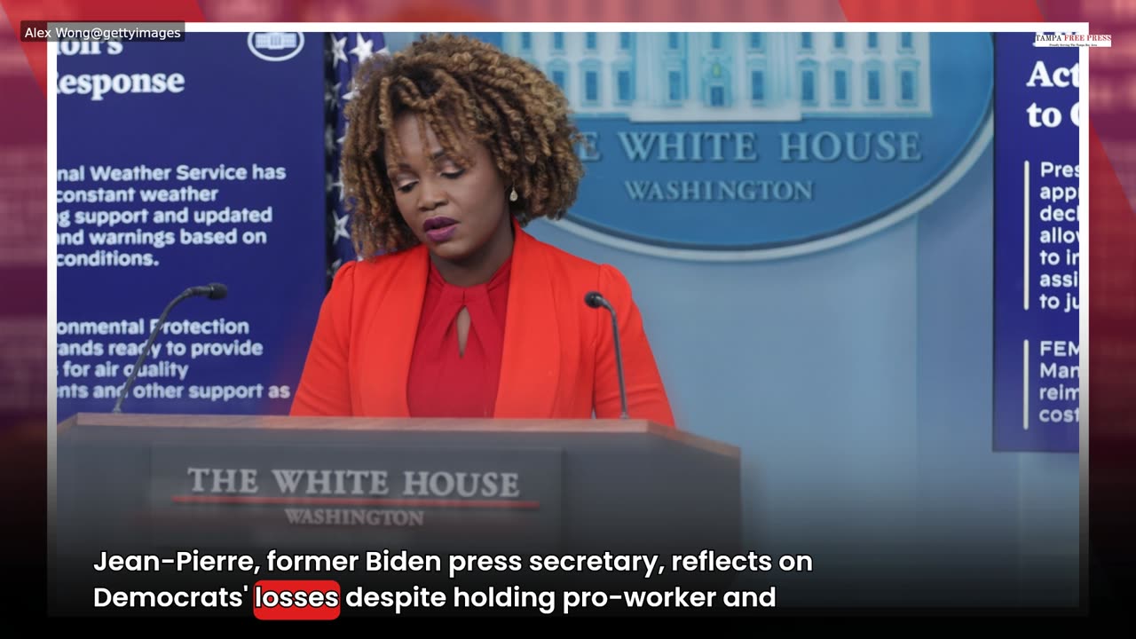 Karine Jean-Pierre ‘Baffled’ By Trump’s Broad Voter Coalition, Blasts Democrats’ Moderation