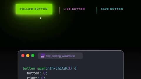Neon Glow Buttons Using HTML & CSS | Eye-Catching UI Design