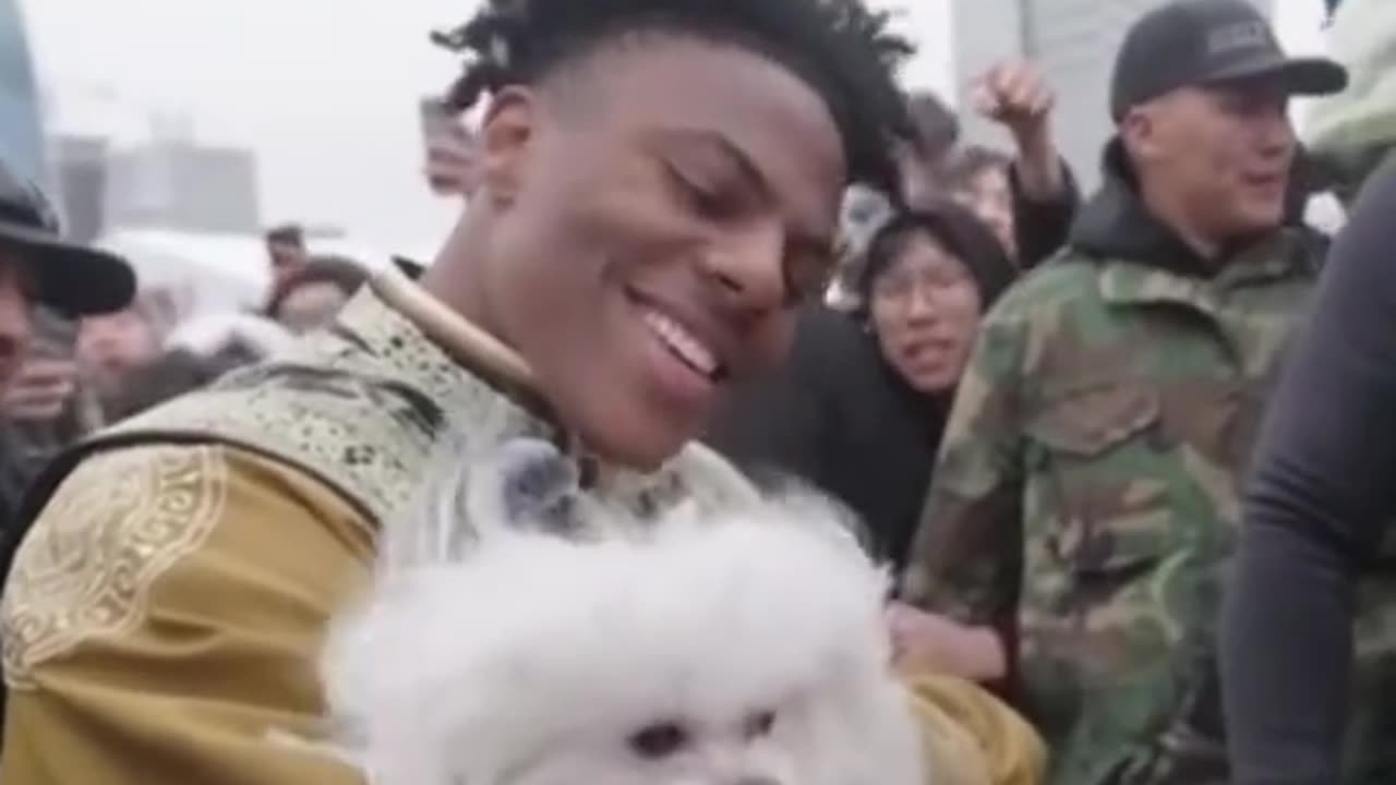 ISHOWSPEED found a RONALDO DOG in MONGOLIA 🥹❤️🩹 #Ishowspeed